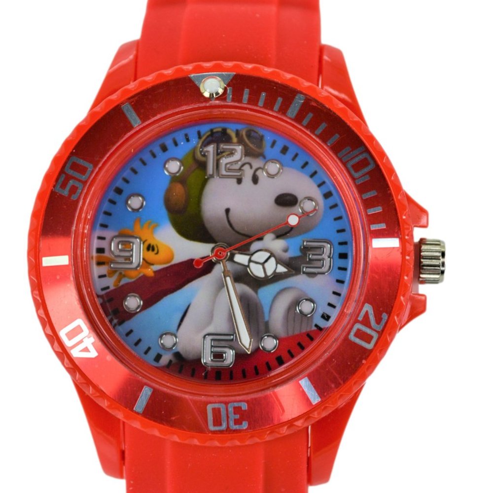 New Snoopy Gift Set Wrist Watch & Drawstring Large Backpack For Children Boys . - Picture 11 of 11